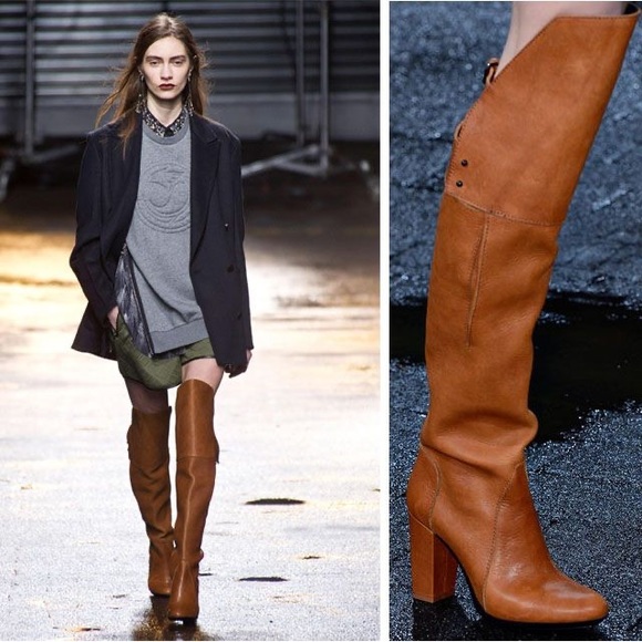 ✨3.1 PHILLIP LIM✨Ora Runway Over-the-Knee Buckle-Back Boot, Black - Picture 3 of 7